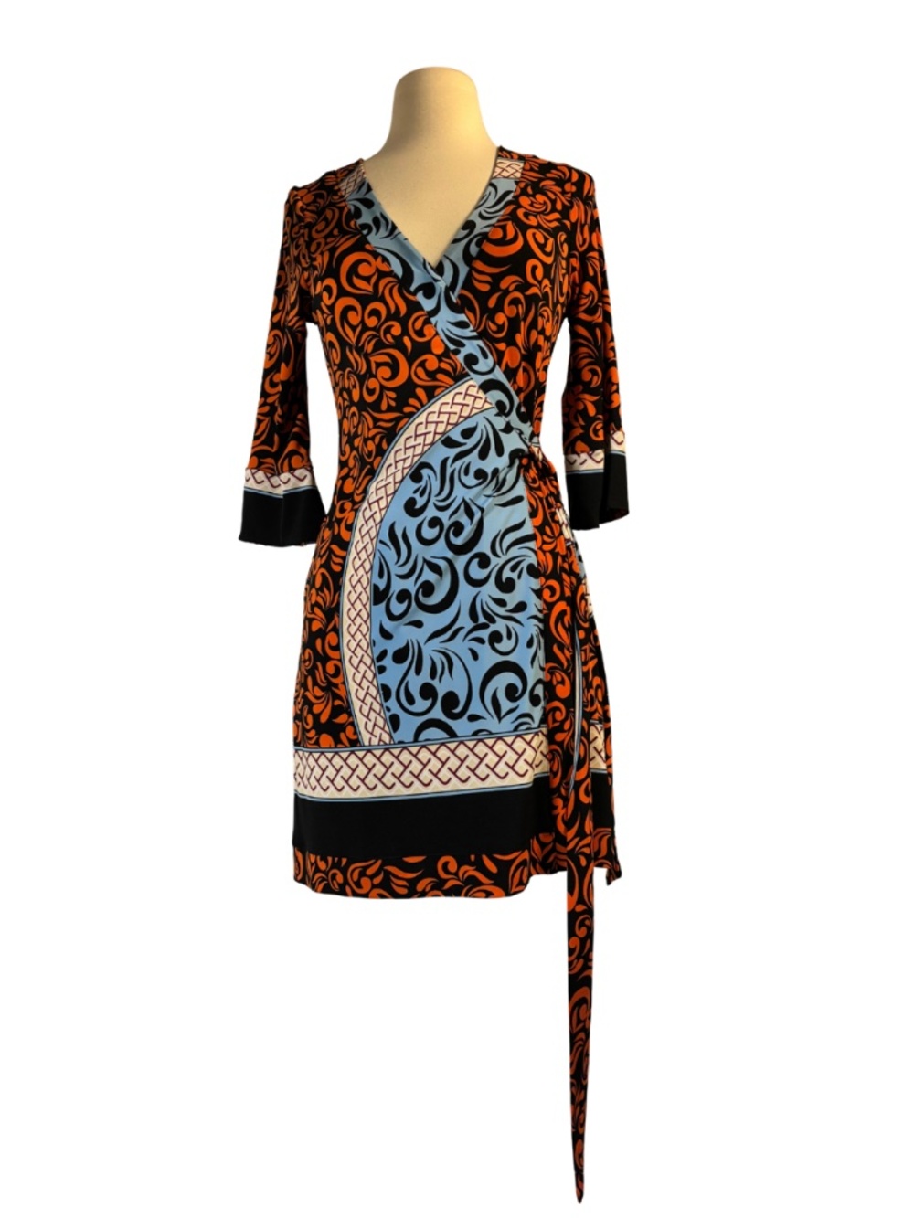Rubber Ducky Productions Wrap Boho Dress